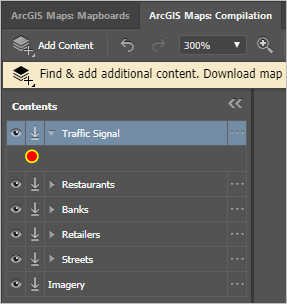 Renamed layer in the Compilation window Renamed layer in the Compilation window
